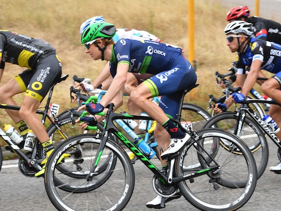 Jack Haig on stage 9 of the 2016 Vuelta a España